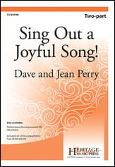 Sing Out a Joyful Song! Two-Part choral sheet music cover